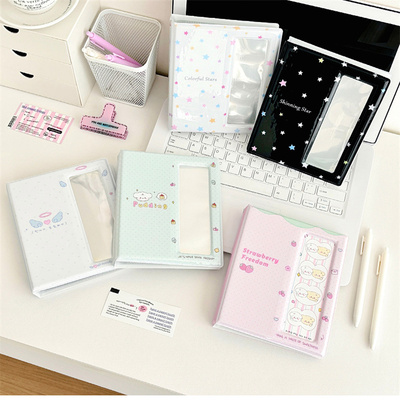 人生四宫格卡册大卡册天使草莓系列拍立得四格卡册照片小卡收纳册