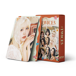 55张TWICE小卡 5th BEST ALBUM专辑TWICE5照片卡林娜琏明星3寸卡