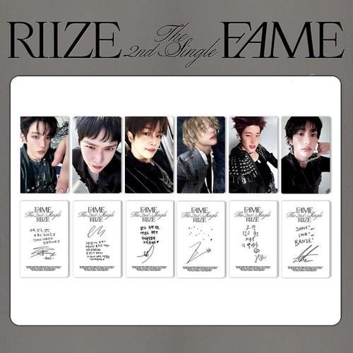 RIIZE FAME 专辑卡 明信片 Catalogue卡 特典卡 拉椅子 自印周边