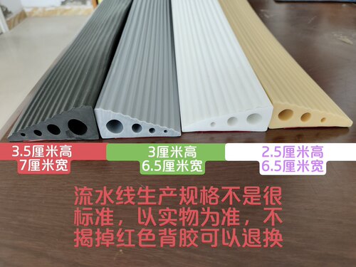 硅胶老人防滑防撞垫台阶斜坡条轮椅助力斜坡垫门槛条踏板清洁