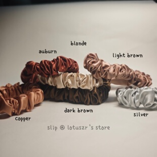 北京【BASIC+带钻】SLIP真丝大肠发圈发绳丝滑限量官网正品亲肤