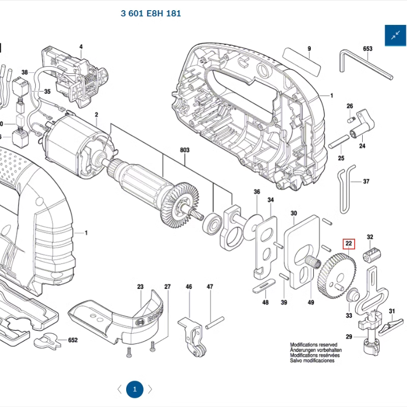 博世BOSCH曲线锯GST800/TST8000E电锯原装正品配件传动装置单位,五金/工具,其他机电五金,淘宝优惠券,粉丝福利购,淘宝优惠卷