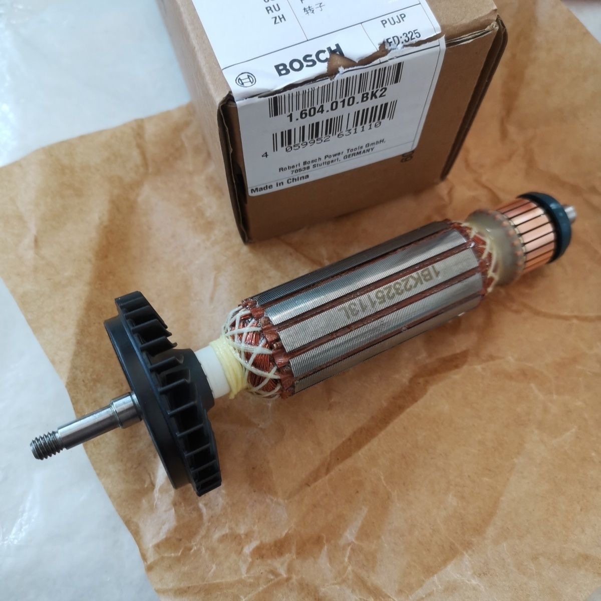 博世角磨机转子GWS7-100/7-125/7-100ET/7-100T马达电机博世原装