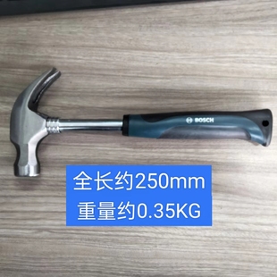 博士羊角锤木工锤子工具家用一体特钢起钉锤多功能不锈钢圆头榔头