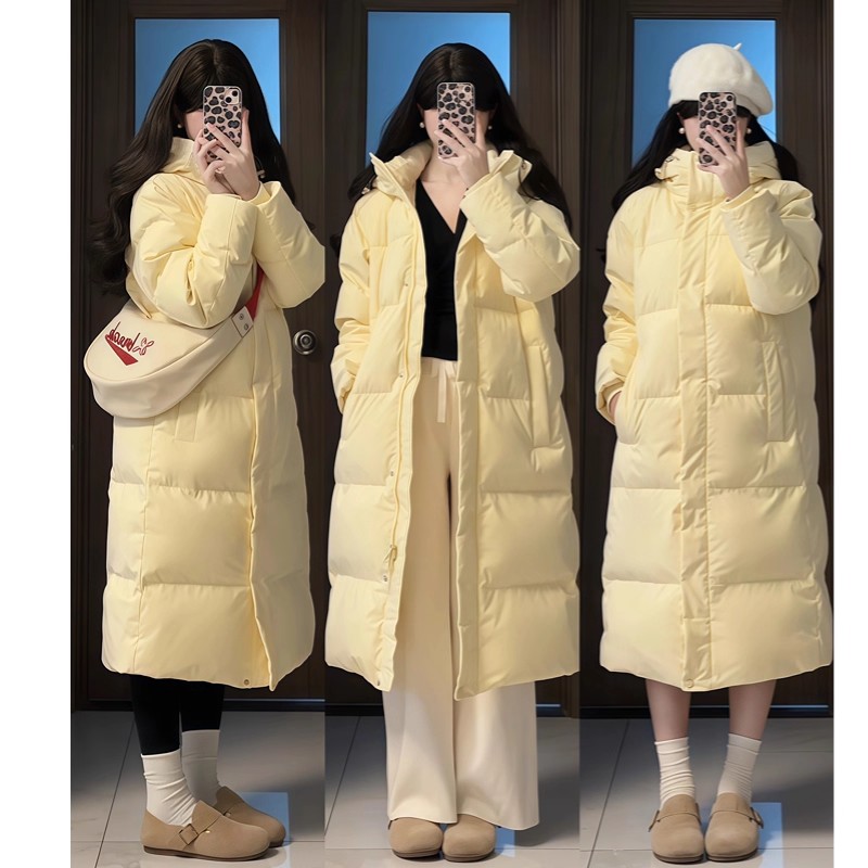 中戏连帽羽绒棉服冬季新款保暖