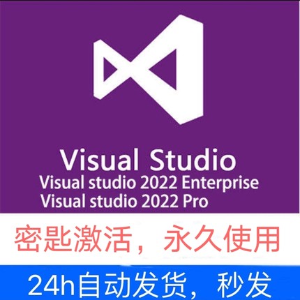 VS2022 2019 2015专业版企业版秘钥序列号2017激活远程安装studio