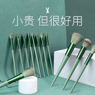 迷你可携式化妆刷套组全套工具超柔软毛收纳盒子装散粉刷初学者