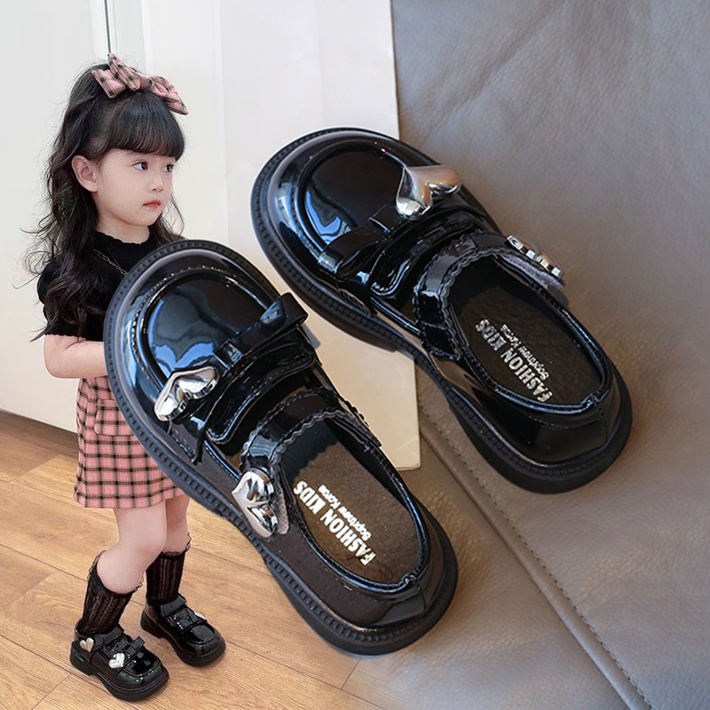 中大童软底百搭超软公主鞋春秋