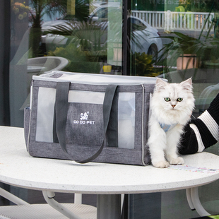 DODOPET猫咪外出便携包夏天透气防风宠物透气包猫包狗通用手提包