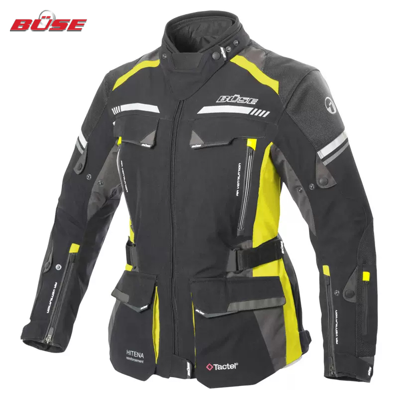 德国Buse Highland II女子机车夹克摩托车骑行服透气防水外套