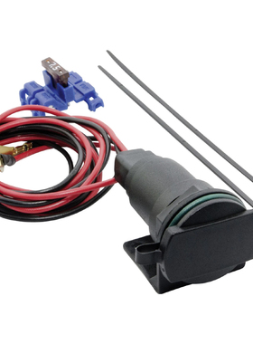 德国制造BAAS欧式车载插座带1.3m线束