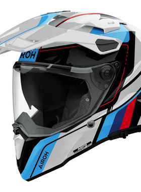 意大利Airoh Commander 2耐力头盔户外骑行头盔越野全盔双镜片