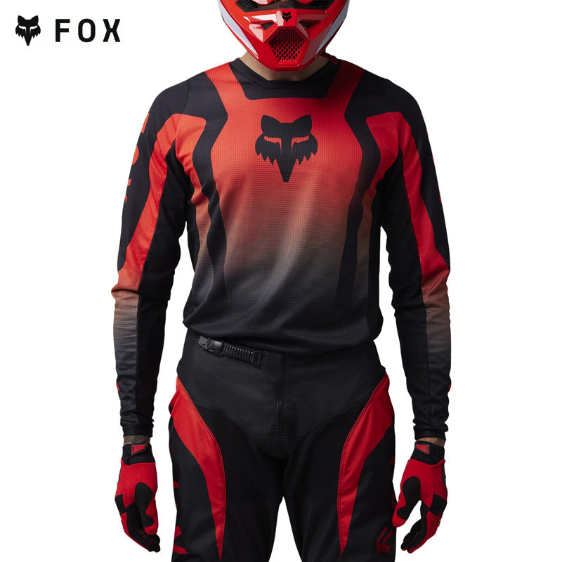 美国Fox 180 Lean运动衫上衣越野长袖T恤衫骑行服吸湿排汗套头衫