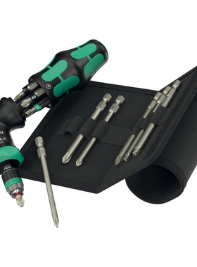 德国Wera Kraftform 手枪式螺丝刀RA-R 2 紧凑型手枪式扳手