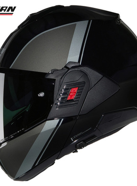 意大利Nolan诺兰N120-1后空翻揭面盔摩旅出游头盔防雾头盔双镜片