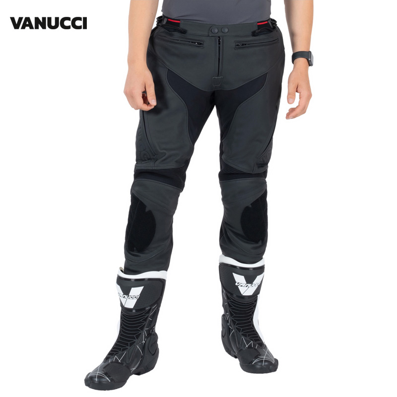 德国Vanucci VST-2男式皮裤户外骑行裤运动舒适长裤