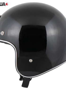 德国Nishua Jet 2 Evo骑行城市半盔电动车头盔安全帽经典黑男女夏