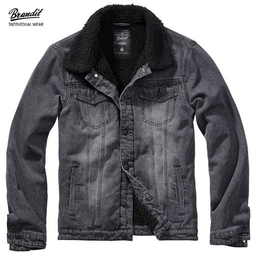 德国男士秋冬牛仔抓绒休闲夹克