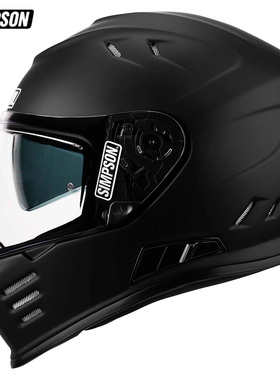 Simpson Venom全盔户外骑行头盔四季防雾头盔