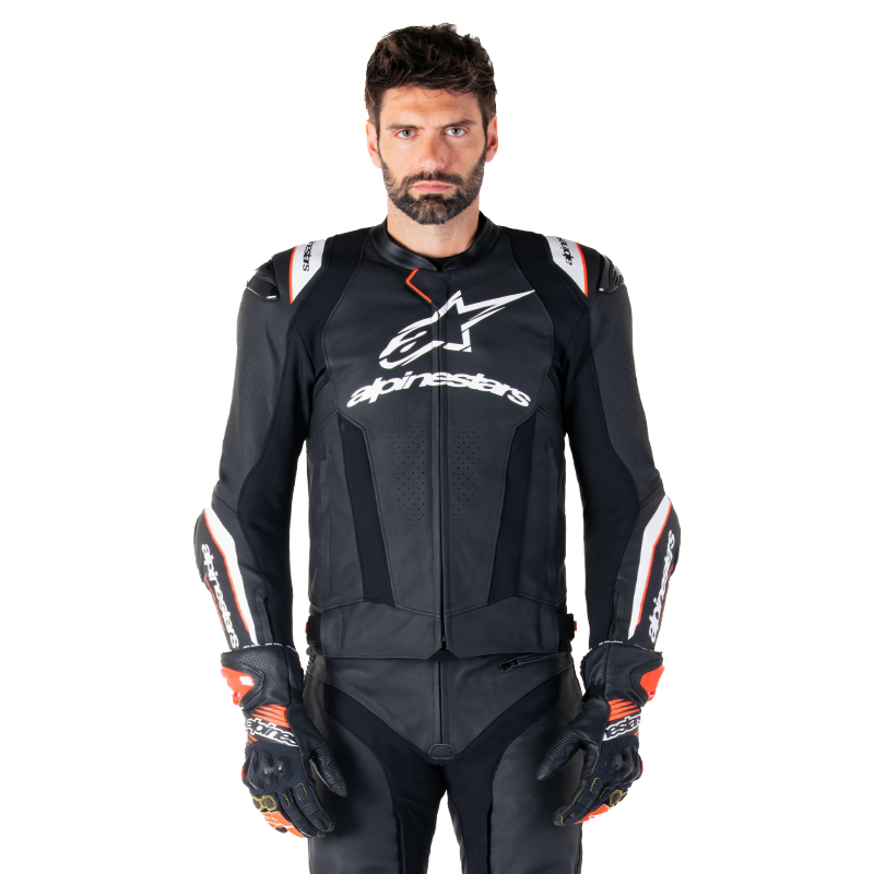 意大利Alpinestars A星Missile Ignition V3皮夹克男户外骑行服耐