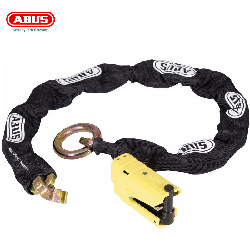 德国制造abus摩托车自行车山地车防盗链条锁电瓶车车锁