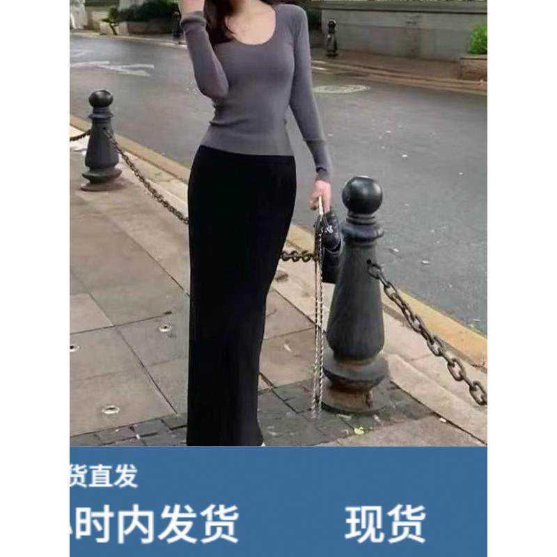 秋冬新款毛衣半身裙女中长款高腰修身一步裙加厚针织百搭包臀裙子,运动/瑜伽/健身/球迷用品,瑜伽短裙,淘宝优惠券,粉丝福利购,淘宝优惠卷
