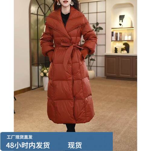 高端时尚翻领羽戎服女202
