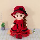 压床娃娃红色女生新款 结婚床上抱枕新人订婚婚房情侣金童玉女婚车