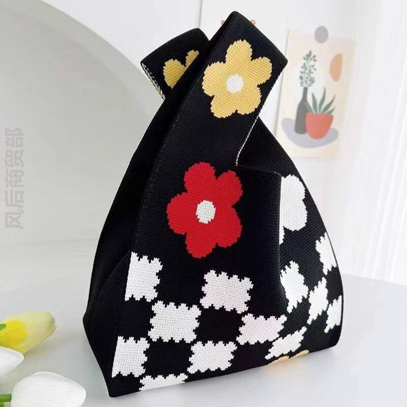 外出手拎包男短途旅行手拎包复古洋气毛线妈咪会议文件大号秋季