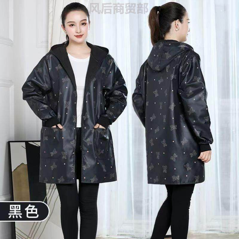 羽绒服加肥加厚加绒棉服罩衣加大洋气韩版秋季外套女大人防风女士