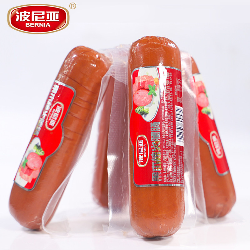 波尼亚果木烤火腿肠泡面伴侣青岛熏烤火腿香肠开袋即食便携小支装