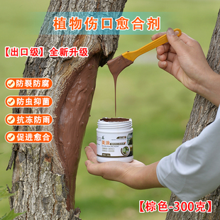 涂优美植物伤口愈合剂树皮损伤涂膜剂果树流胶病封口胶涂抹愈伤膏