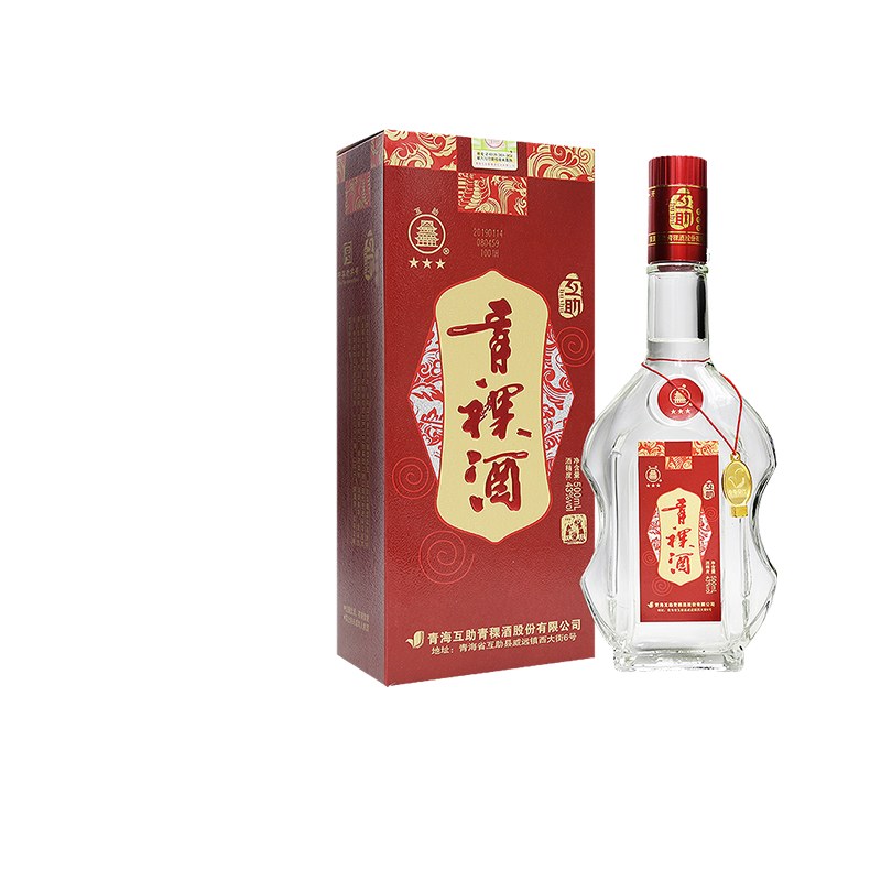 互助三星09版43度清香型白酒