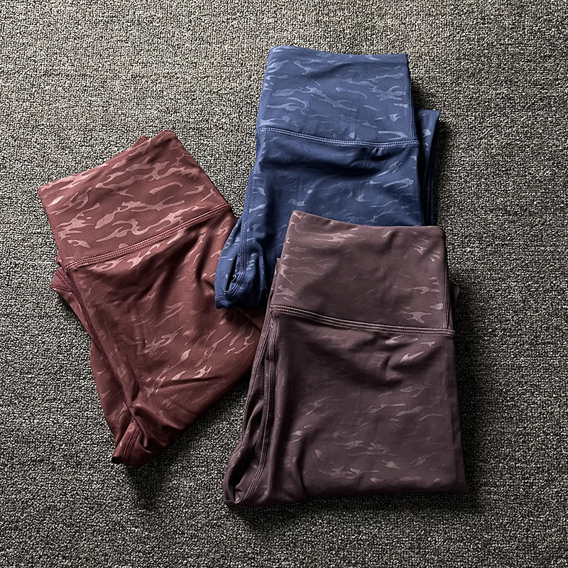 外贸迷彩提臀高腰磨毛运动健身裤跑步训练透气高弹女瑜伽裤,运动服/休闲服装,健身裤,淘宝优惠券,粉丝福利购,淘宝优惠卷