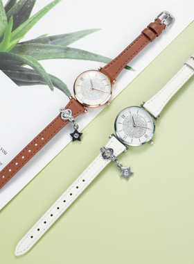 适配阿玛尼满天星AR1926 11244 60023牛皮真皮女士通用手表链14mm