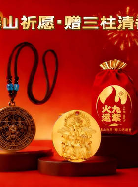 【视频号同款】乙巳蛇年九紫离火锦囊八方来财招贵摆件五行发财阵