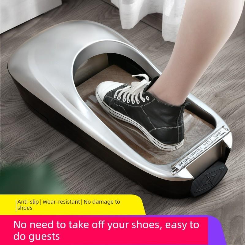 自动鞋膜机销售部家用一次性鞋膜机工作室办公室脚套机脚踩厂家