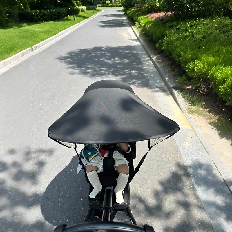 夏季出游溜娃神器婴儿车遮阳伞宝宝手推车防晒蓬加长遮光罩通用款