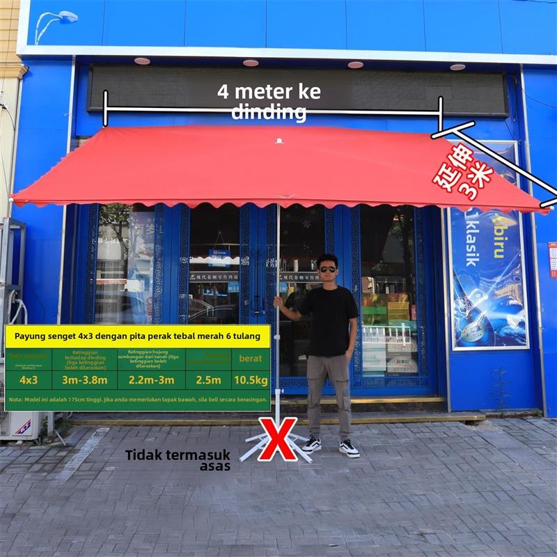 斜面遮阳伞户外便携门面专用地摊门面斜坡地摊斜面斜伞帐篷厂家