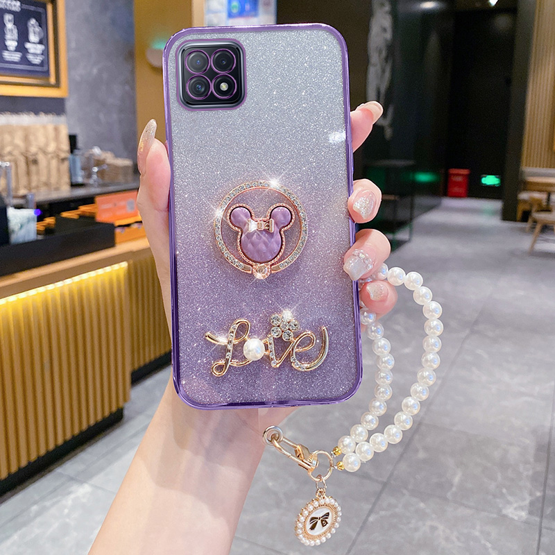 oppoA72手机壳米奇支架
