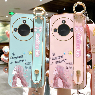 适用华为荣耀X60手机壳honorx60pro保护硅胶套BRC一AN00镜头全包BRP防摔honor软壳x女款 por腕带挂绳p可爱动漫