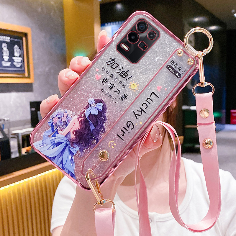 oppoK9x手机壳幸运女孩