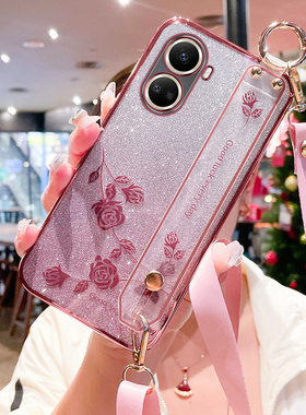 适用于华为nova10se手机壳hinova10es保护硅胶套BNE一AL00全包hi智选防摔novo软壳nove玫瑰腕带note斜跨挂绳