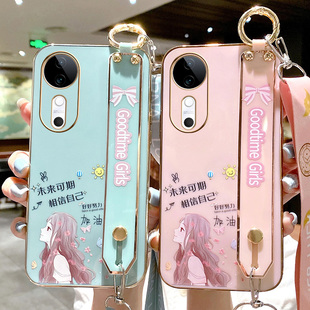 适用于vivoS19手机壳vivo保护S19pro硅胶套V2364A全包防摔2362软壳vos高颜值vovis女款por新款腕带挂绳可爱p