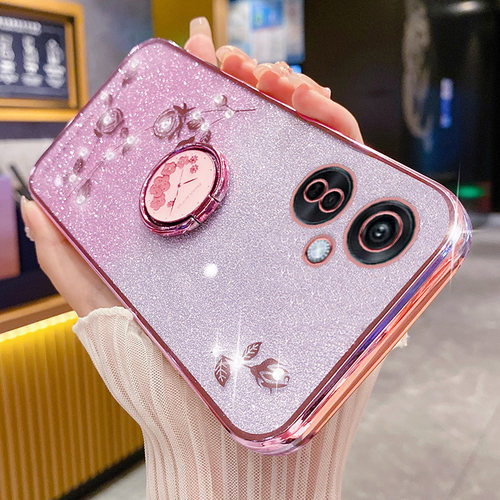 oppok11x手机壳玫瑰花支架