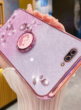 适用于oppoA5手机壳oppo保护A5硅胶套opa全包防摔PBAM00软壳oppa闪粉玫瑰opopa指环支架opooa外壳0PP0花钻oop