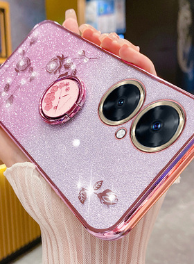 适用于华为麦芒20手机壳智选芒麦20尊享版保护5G硅胶套TYH631M全包防摔软壳二十闪粉玫瑰205g指环支架荣耀mai