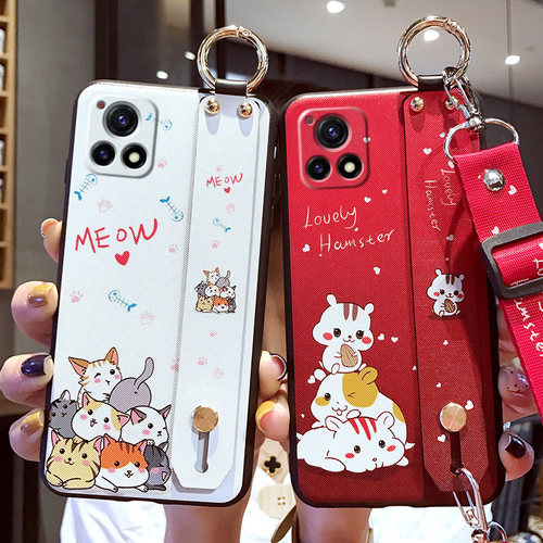 vivoy31s手机壳卡通腕带全包壳