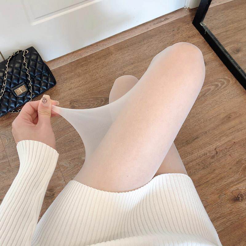 日系JK白丝袜春秋薄款甜美Lolita奶白色连裤袜肉色打底袜黑0124r