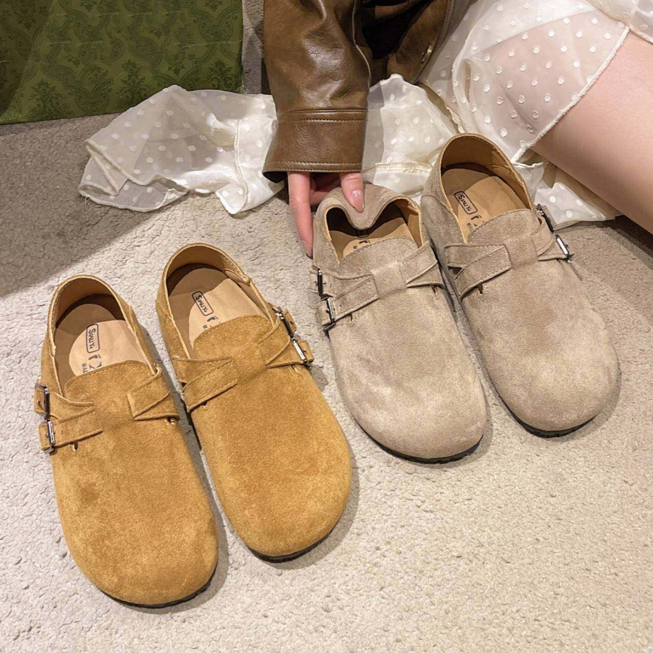 女春单勃肯鞋平底2026年季新款百搭懒人一脚蹬软底全包博肯0123k,女鞋,勃肯鞋/软木鞋,淘宝优惠券,粉丝福利购,淘宝优惠卷